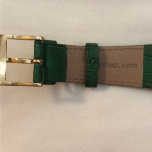 Michael Kors Green Leather Quartz Watch! - Picture 3 of 5